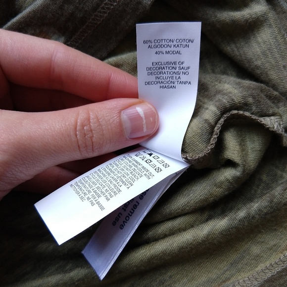 Lucky Bikers Have More Fun Distressed Camo Tee - Picture 4 of 4